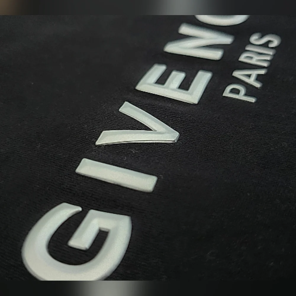 Givenchy 3D Metal Black Tee - Picture 2 of 4